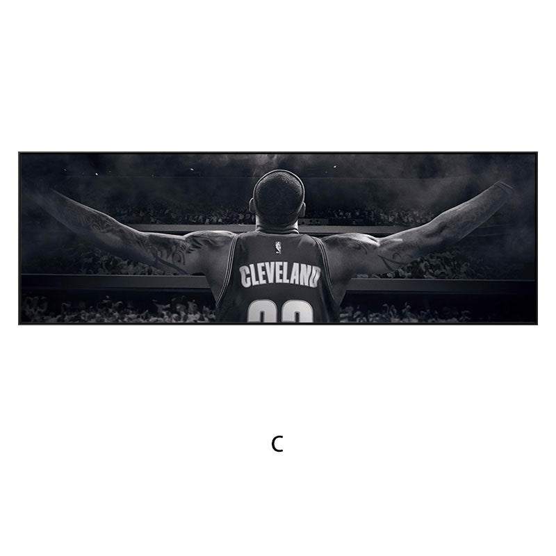 Printed canvas painting