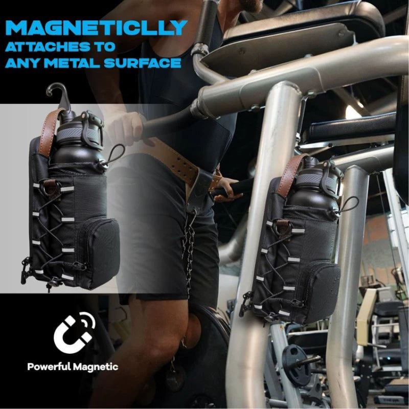 New Sports Gym Magnetic Water Bottle Bag