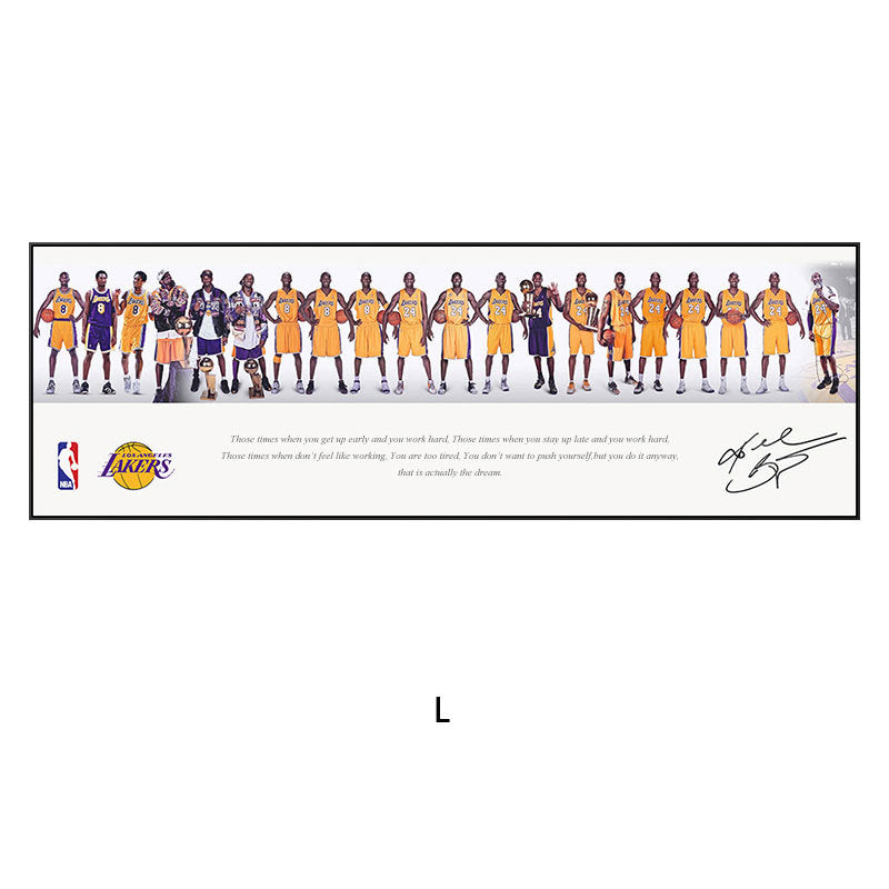 Printed canvas painting