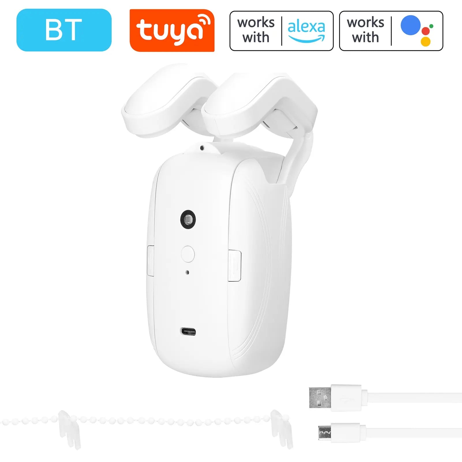 2PCS Tuya Smart Electric Curtain Motor BT Voice Control Swithbot Curtain APP Control Compatible with Alexa Google Home Motor