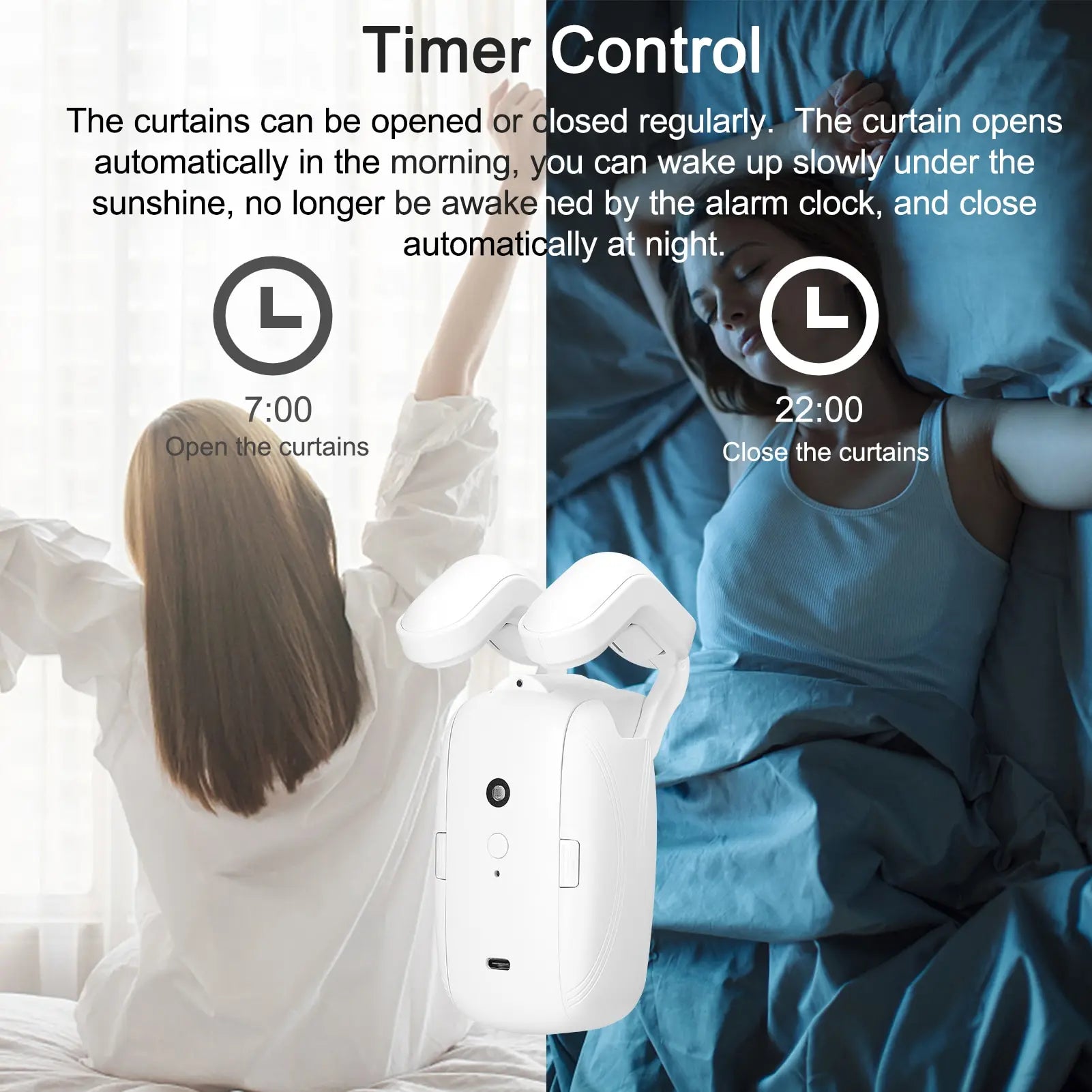 2PCS Tuya Smart Electric Curtain Motor BT Voice Control Swithbot Curtain APP Control Compatible with Alexa Google Home Motor